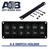 Switch Panel 6200 Universal 6 x Rocker Switch holder