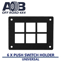 Switch Panel T100 Universal 6 x Toyota Push Switches