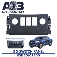 Switch Panel C03 for Holden Colorado RG 3 x Rocker Switches