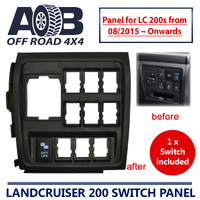Switch Panel + Switch for Toyota LandCruiser 200 series 08/2015 ~ On
