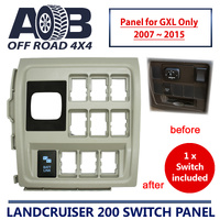 Switch Panel in Beige + Switch for Toyota LandCruiser 200 series GXL 2007 ~ 2015