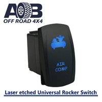 12V/24V ON-OFF Rocker Switch AIR COMP 601B Universal fits Toyota Nissan Holden Mitsubishi Ford Amarok etc. LED blue