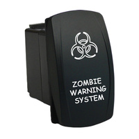12V/24V ON-OFF Rocker Switch ZOMBIE WARNING SYSTEM 649 Universal fits Toyota Nissan Holden Mitsubishi Ford Amarok etc.