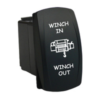 12V/24V MOMENTARY Rocker Switch WINCH IN WINCH OUT 653 Universal fits Toyota Nissan Holden Mitsubishi Ford Amarok etc.