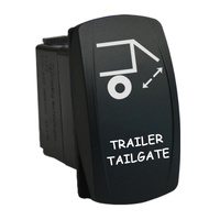 TRAILER TAILGATE 6T02 Laser etched Rocker Switch