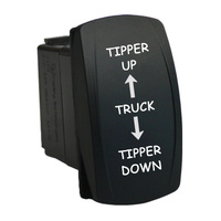 TRUCK TIPPER UP TIPPER DOWN 6T11 Laser etched Rocker Switch