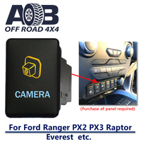 Push Switch CAMERA 995CA fits Ford Ranger PX2 PX3, Raptor, Everest with dual LED in amber light blue ON-OFF