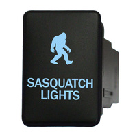 Push Switch SASQUATCH LIGHTS SW9B20 ON OFF fits Toyota Small Rectangle