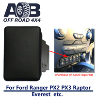 Push Switch PLAIN COVER 9BLANKCA fits Ford Ranger PX2 PX3, Raptor, Everest with dual LED in amber light blue ON-OFF