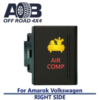 Push Switch AIR COMP A101R fits Amarok Volkswagen Right side of gear lever panel in amber red