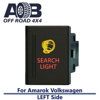 Push Switch SEARCH LIGHT A110L fits Amarok Volkswagen Left side of gear lever panel in amber red