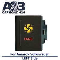 Push Switch FANS A173L fits Amarok Volkswagen Left side of gear lever panel in amber red