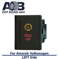 Push Switch IDLE UP A1B49L fits Amarok Volkswagen Left side of gear lever panel in amber red
