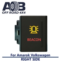 Push Switch BEACON A1B51R fits Amarok Volkswagen Right side of gear lever panel in amber red