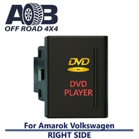 Push Switch DVD PLAYER A1C13R fits Amarok Volkswagen Right side of gear lever panel in amber red