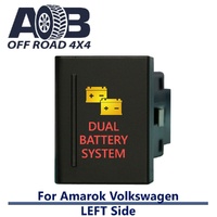 Push Switch DUAL BATTERY SYSTEM A1C15L fits Amarok Volkswagen Left side of gear lever panel in amber red