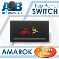Push Switch ROCK LIGHTS A215 For Amarok Volkswagen 2010 ~ 2016 Models Top Panel dual LED in amber red