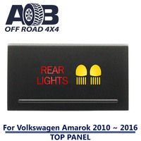 Push Switch REAR LIGHTS A2B04 For Amarok Volkswagen 2010 ~ 2016 Models Top Panel dual LED in amber red