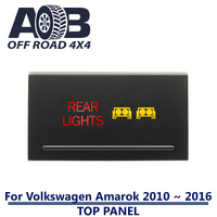 Push Switch REAR LIGHTS A2B43 For Amarok Volkswagen 2010 ~ 2016 Models Top Panel dual LED in amber red