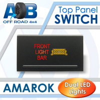 Push Switch FRONT LIGHT BAR A2C12 For Amarok Volkswagen 2010 ~ 2016 Models Top Panel dual LED in amber red