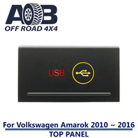 Push Switch USB A2C35 For Amarok Volkswagen 2010 ~ 2016 Models Top Panel dual LED in amber red