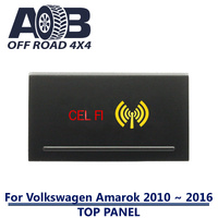Push Switch CEL FI A2C76 For Amarok Volkswagen 2010 ~ 2016 Models Top Panel dual LED in amber red