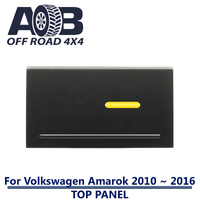 Push Switch WINDOW logo A2C99 For Amarok Volkswagen 2010 ~ 2016 Models Top Panel dual LED in amber red