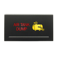 Push Switch AIR TANK DUMP A2D21M For Amarok Volkswagen 2010 ~ 2016 Models Top Panel dual LED in amber red MOMENTARY