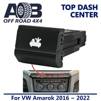 Push Switch AIR COMP A301BC Black fits Amarok Volkswagen 2016 ~ 2022 Top dash (ALL MODELS) Center