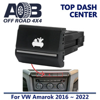 Push Switch AIR COMP A301CC Chrome fits Amarok Volkswagen 2016 ~ 2022 Top dash (ALL MODELS) Center