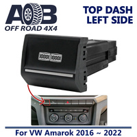 Push Switch REVERSE LIGHTS A326CL Chrome fits Amarok Volkswagen 2016 ~ 2022 Top dash (ALL MODELS) Left Side