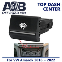 Push Switch FRONT LOCKER A330CC Chrome fits Amarok Volkswagen 2016 ~ 2022 Top dash (ALL MODELS) Center