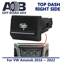 Push Switch AIR FREE SPOOL A352CR Chrome fits Amarok Volkswagen 2016 ~ 2022 Top dash (ALL MODELS) Right Side