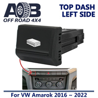 Push Switch INVERTER A368BR Black fits Amarok Volkswagen 2016 ~ 2022 Top dash (ALL MODELS) Right Side