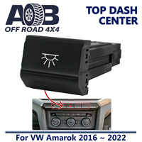 Push Switch CANOPY LIGHT A3B14BC Black fits Amarok Volkswagen 2016 ~ 2022 Top dash (ALL MODELS) Center