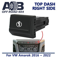 Push Switch ACC POWER A3C14BR Black fits Amarok Volkswagen 2016 ~ 2022 Top dash (ALL MODELS) Right Side