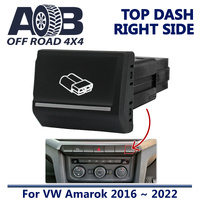 Push Switch ANDERSON PLUG A3C74CR Chrome fits Amarok Volkswagen 2016 ~ 2022 Top dash (ALL MODELS) Right Side