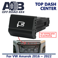 Push Switch MIRROR FOLD A3C82BC Black fits Amarok Volkswagen 2016 ~ 2022 Top dash (ALL MODELS) Center