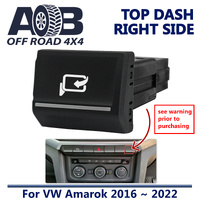 Push Switch MIRROR FOLD A3C82CR Chrome fits Amarok Volkswagen 2016 ~ 2022 Top dash (ALL MODELS) Right Side