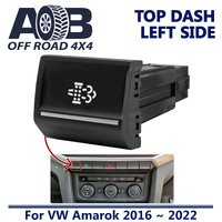 Push Switch DPF A3C87CL Chrome fits Amarok Volkswagen 2016 ~ 2022 Top dash (ALL MODELS) Left Side