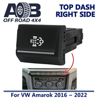 Push Switch DPF A3C87CR Chrome fits Amarok Volkswagen 2016 ~ 2022 Top dash (ALL MODELS) Right Side