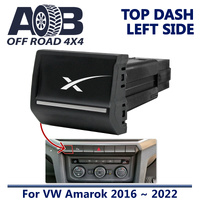 Push Switch STARLINK A3C93CL Chrome fits Amarok Volkswagen 2016 ~ 2022 Top dash (ALL MODELS) Left Side