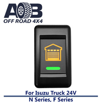 Push Switch GARAGE OPENER IT5B86GO fits Isuzu 24V TRUCK F & N Series with LED in amber green MOMENTARY