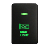 Push Switch 218B RIGHT LIGHT On-Off fits Mitsubishi Mirage LA, Outlander ZK, Pajero Sport QE, Triton MQ MR with LED in Blue