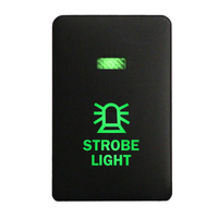Push Switch 224B STROBE LIGHT On-Off fits Mitsubishi Mirage LA, Outlander ZK, Pajero Sport QE, Triton MQ MR with LED in Blue