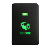 Push Switch 240B FRIDGE On-Off fits Mitsubishi Mirage LA, Outlander ZK, Pajero Sport QE, Triton MQ MR with LED in Blue