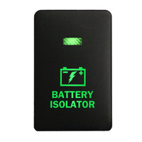 Push Switch 263B BATTERY ISOLATOR On-Off fits Mitsubishi Mirage LA, Outlander ZK, Pajero Sport QE, Triton MQ MR with LED in Blue