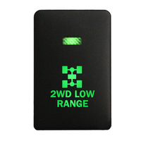 Push Switch 278B 2WD LOW RANGE On-Off fits Mitsubishi Mirage LA, Outlander ZK, Pajero Sport QE, Triton MQ MR with LED in Blue