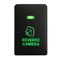Push Switch 280B REVERSE CAMERA On-Off fits Mitsubishi Mirage LA, Outlander ZK, Pajero Sport QE, Triton MQ MR with LED in Blue