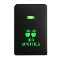 Push Switch 292B HID SPOTTIES On-Off fits Mitsubishi Mirage LA, Outlander ZK, Pajero Sport QE, Triton MQ MR with LED in Blue